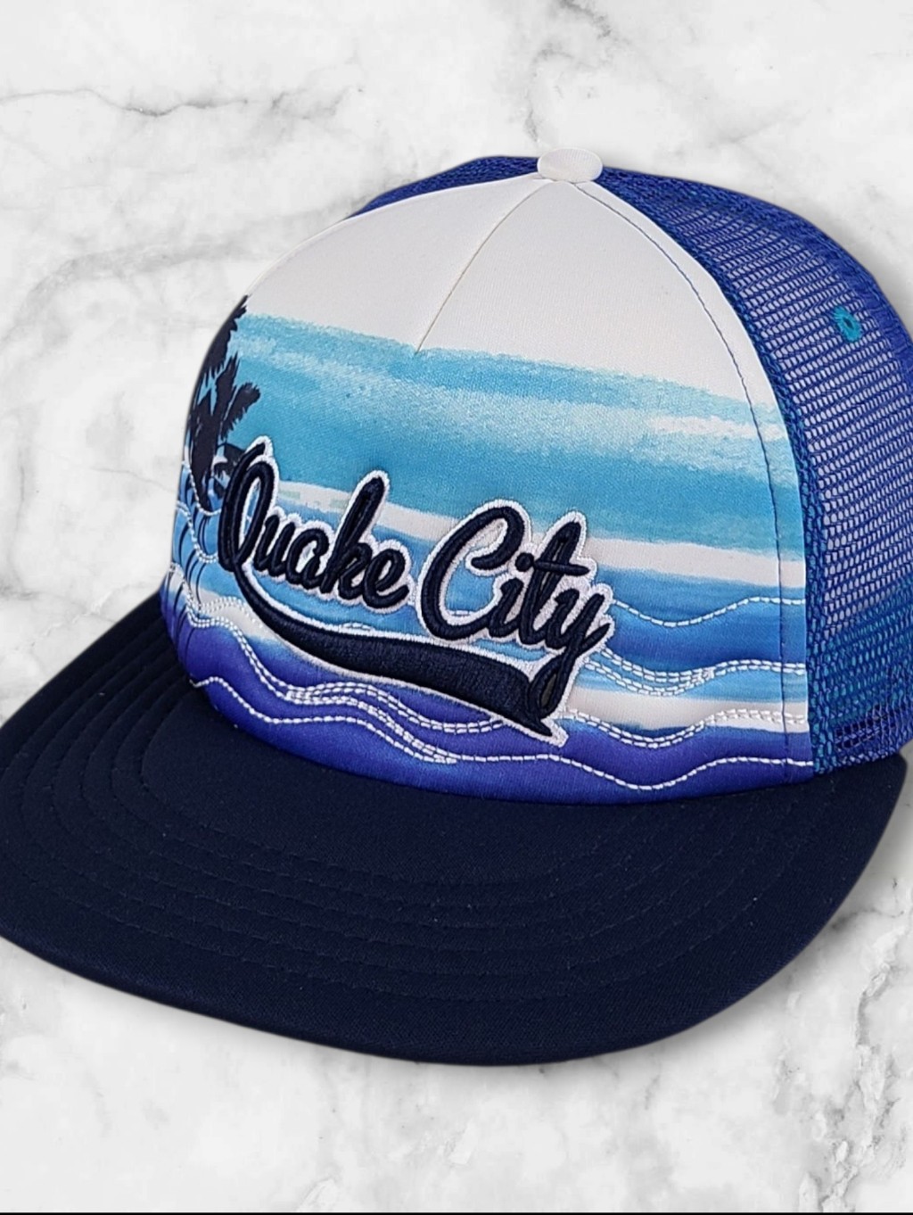 New Mens Quake City Adjustable Snapback Cap Hat